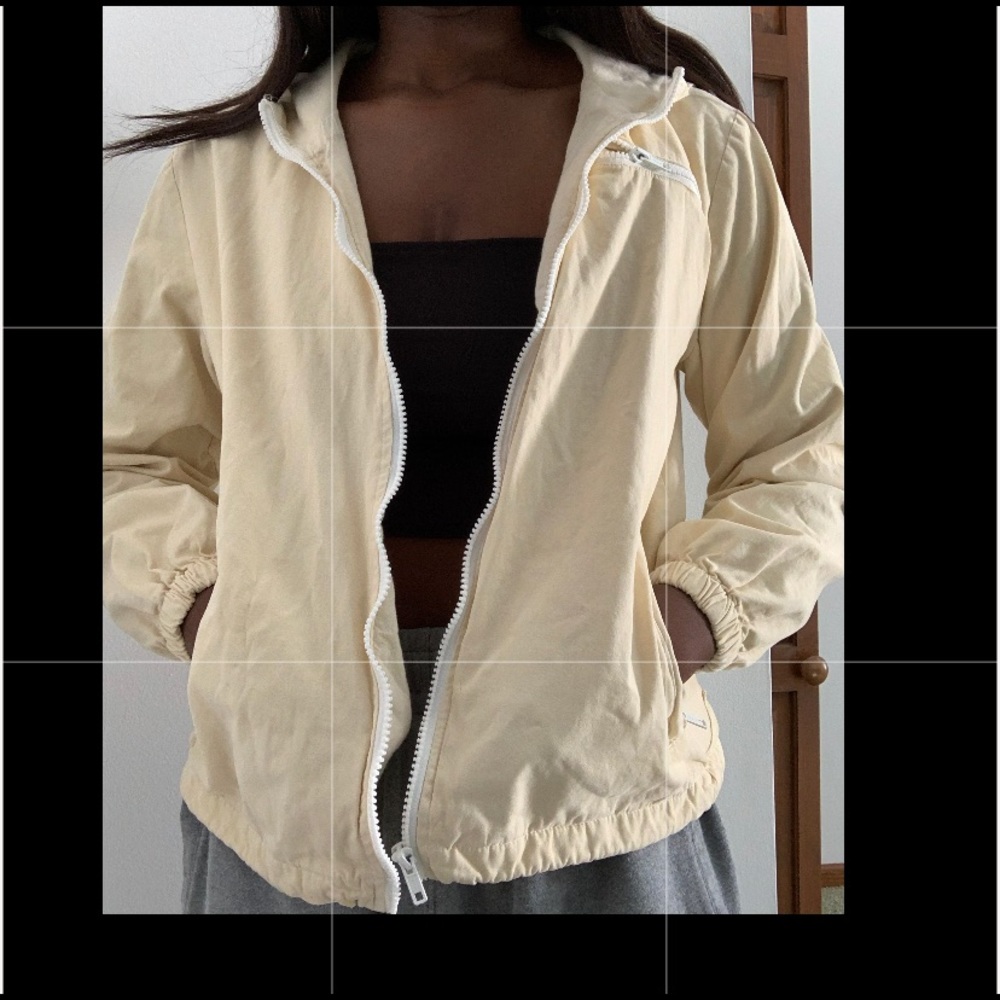 Yellow pastel jacket